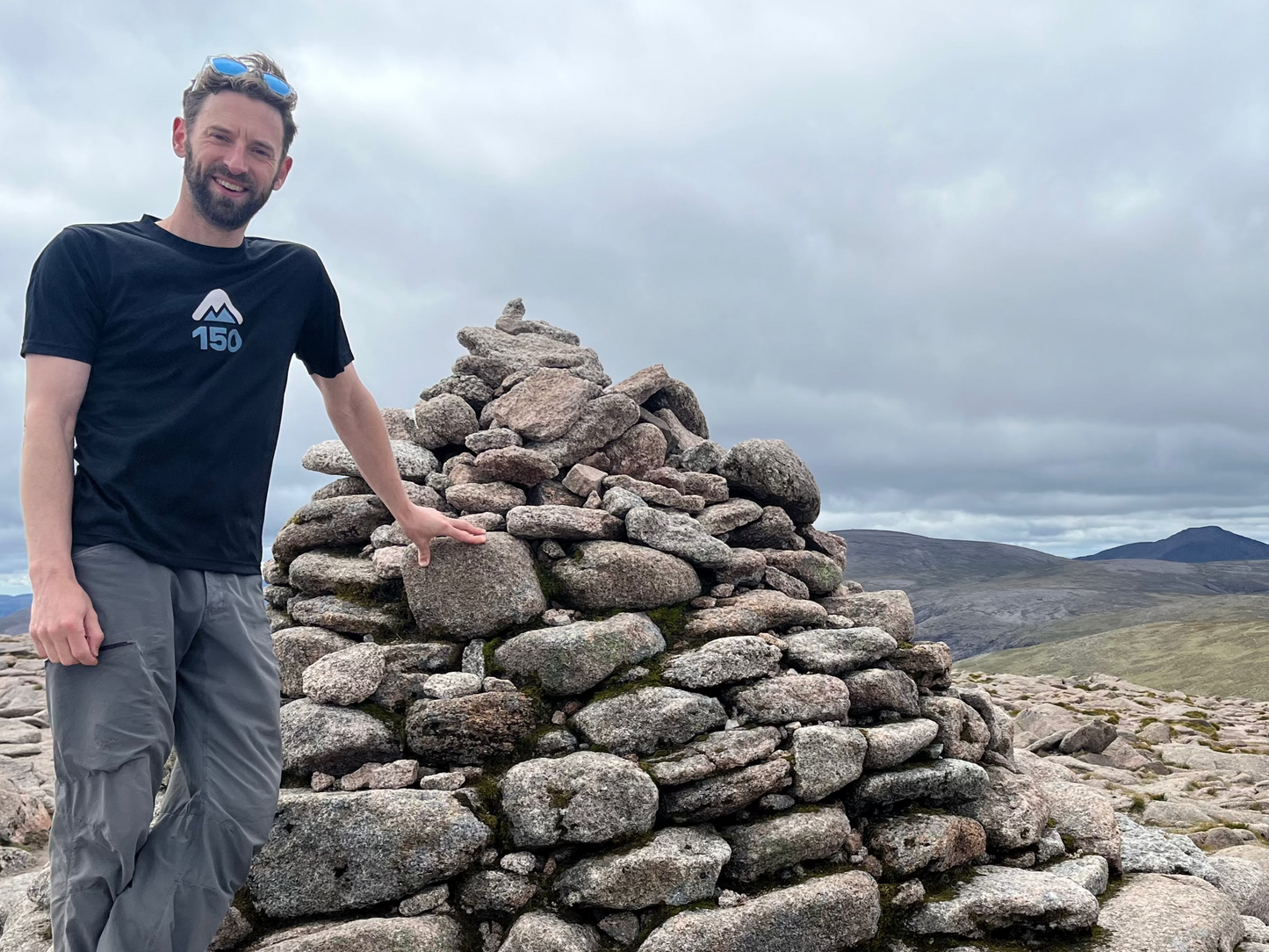 Men's Recycled T-shirt - Milestone 150+ Munros