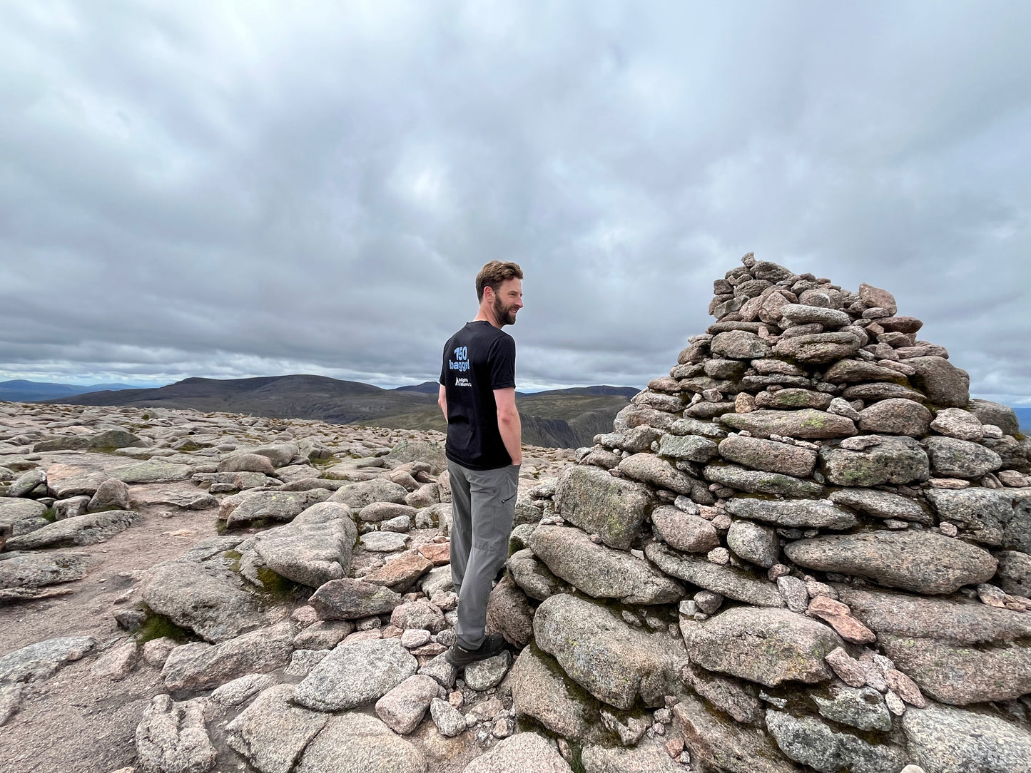 Men's Recycled T-shirt - Milestone 150+ Munros