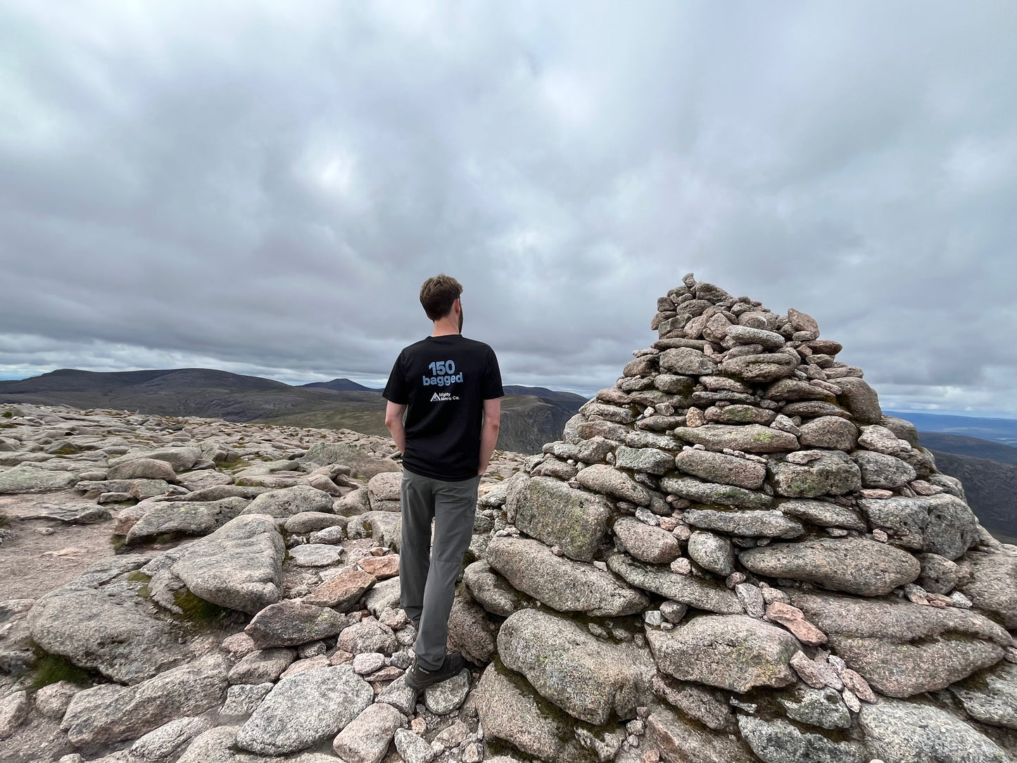 Men's Recycled T-shirt - Milestone 150+ Munros